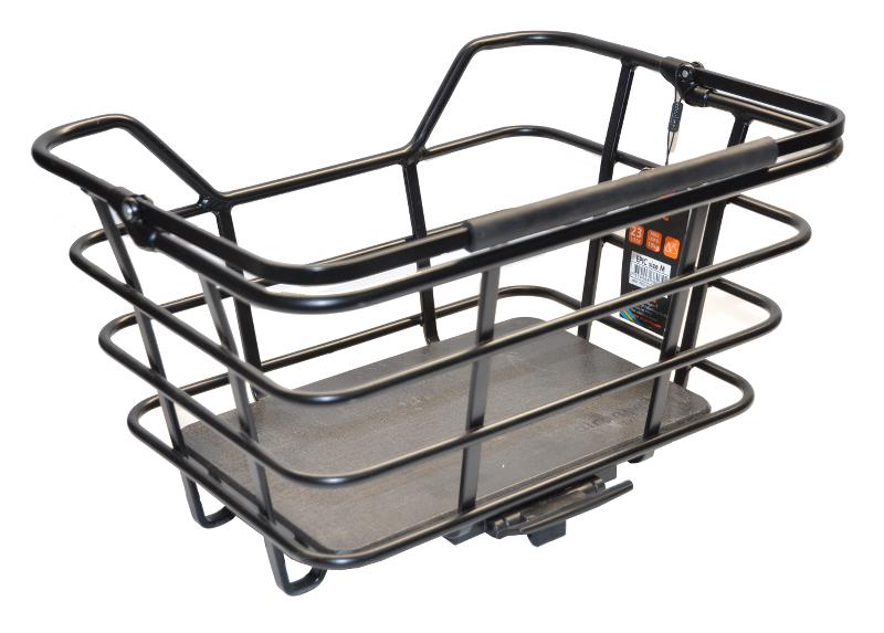 Atran Velo - Epic - Cykelkurv til bag - AVS system - 23 liter - Aluminium - Sort