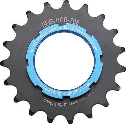 BBB - Gearhjul til E-bike - 19 tands - 3/32" 2,5mm - Stål - Sort
