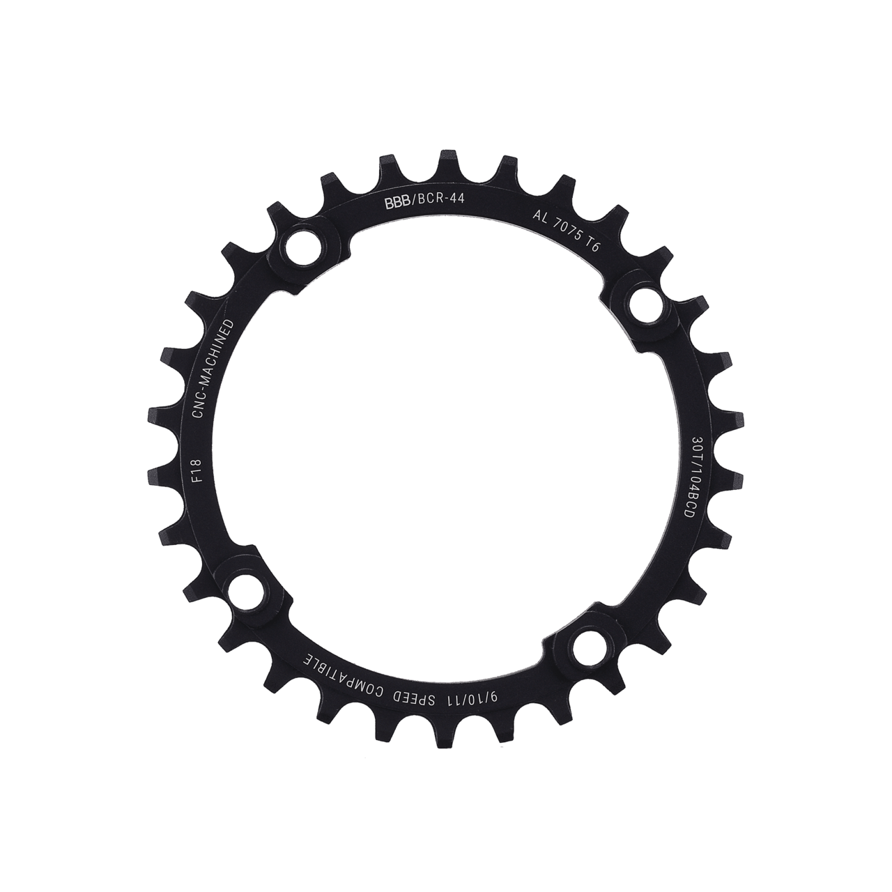 BBB MTBGear klinge N/W 1x9/10/11 ø104mm 30 tænder
