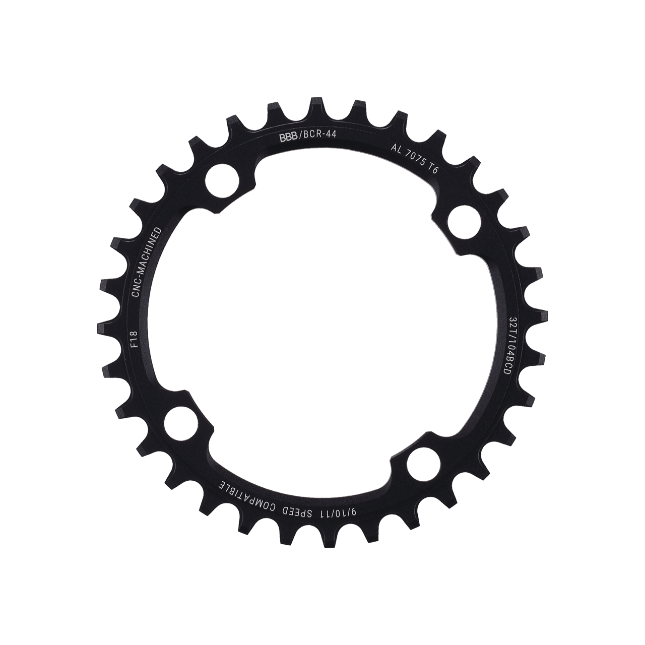 BBB klinge MTB gear 32 tands - 1 x 9/10/11 gear - ø104mm