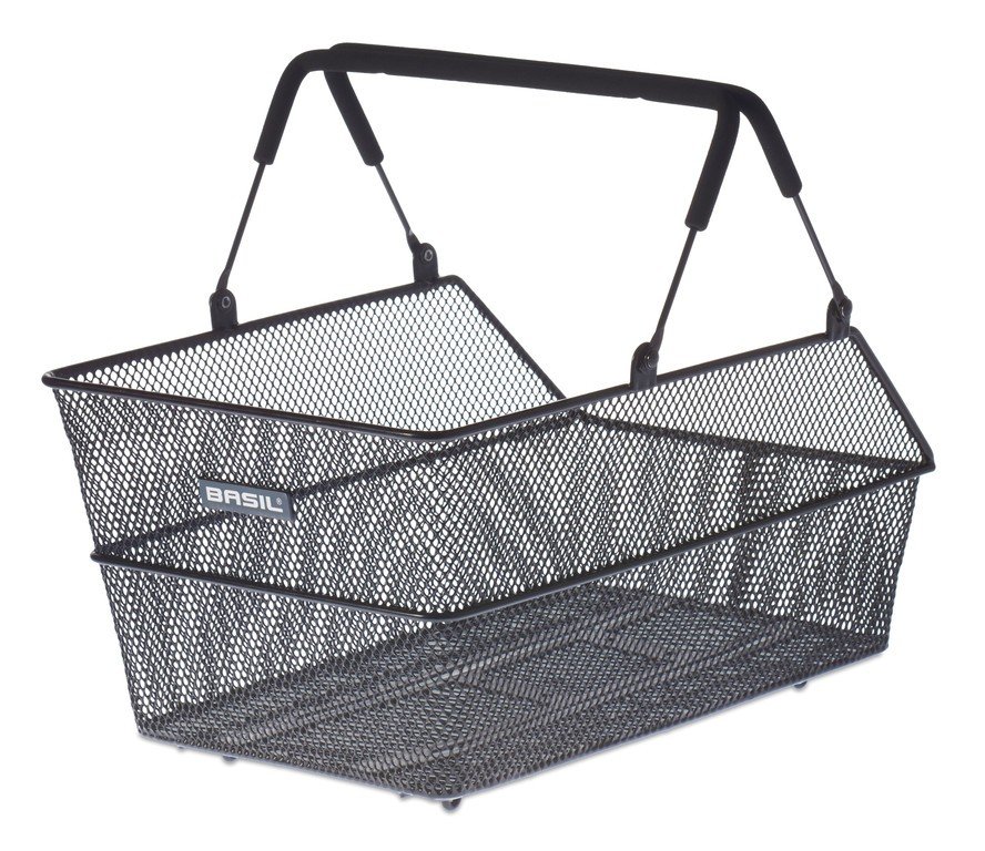 Basil Cento Multi System, Bagside, Cykelkurv, Stål, Sort, 5 kg, 450 mm