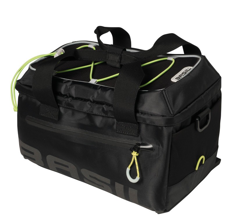 Basil Miles Trunkbag - Cykeltaske til bag - 7 liter - Black lime