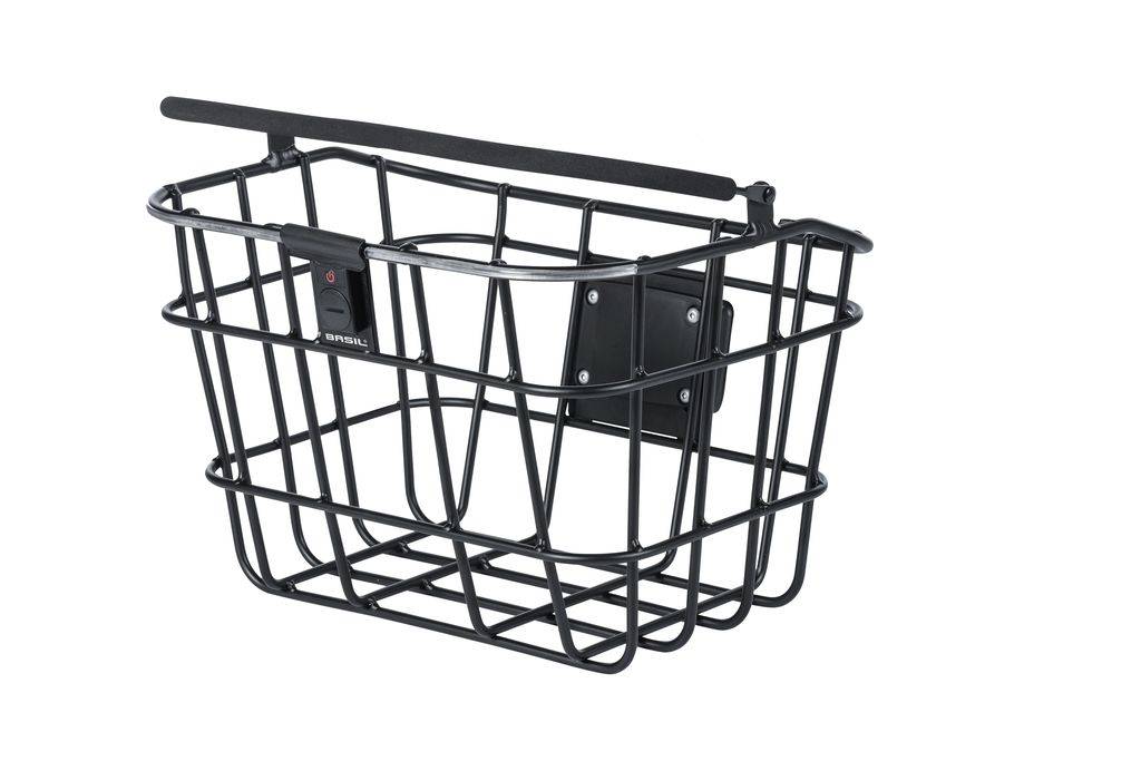 Basil Northlight Aluminium Front Kurv Med Hank