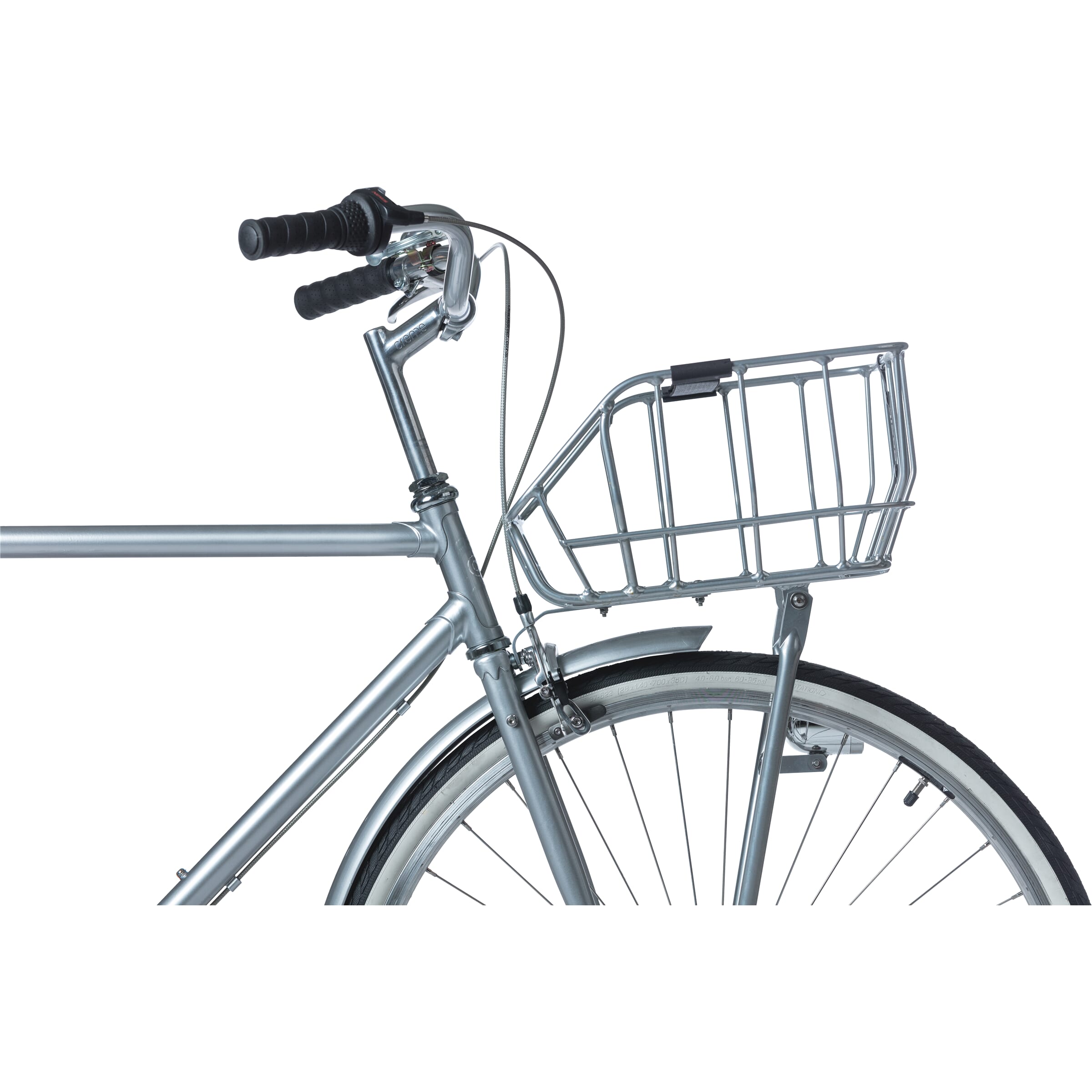 Basil Portland Cykelkurv Chrome - 689,00 : Cykelgear.dk - Cykelgear.dk