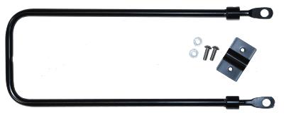 Bikepartner - Kurvebøjle til frontkurv - Justerbar - 330-530mm - 24-28" - Sort