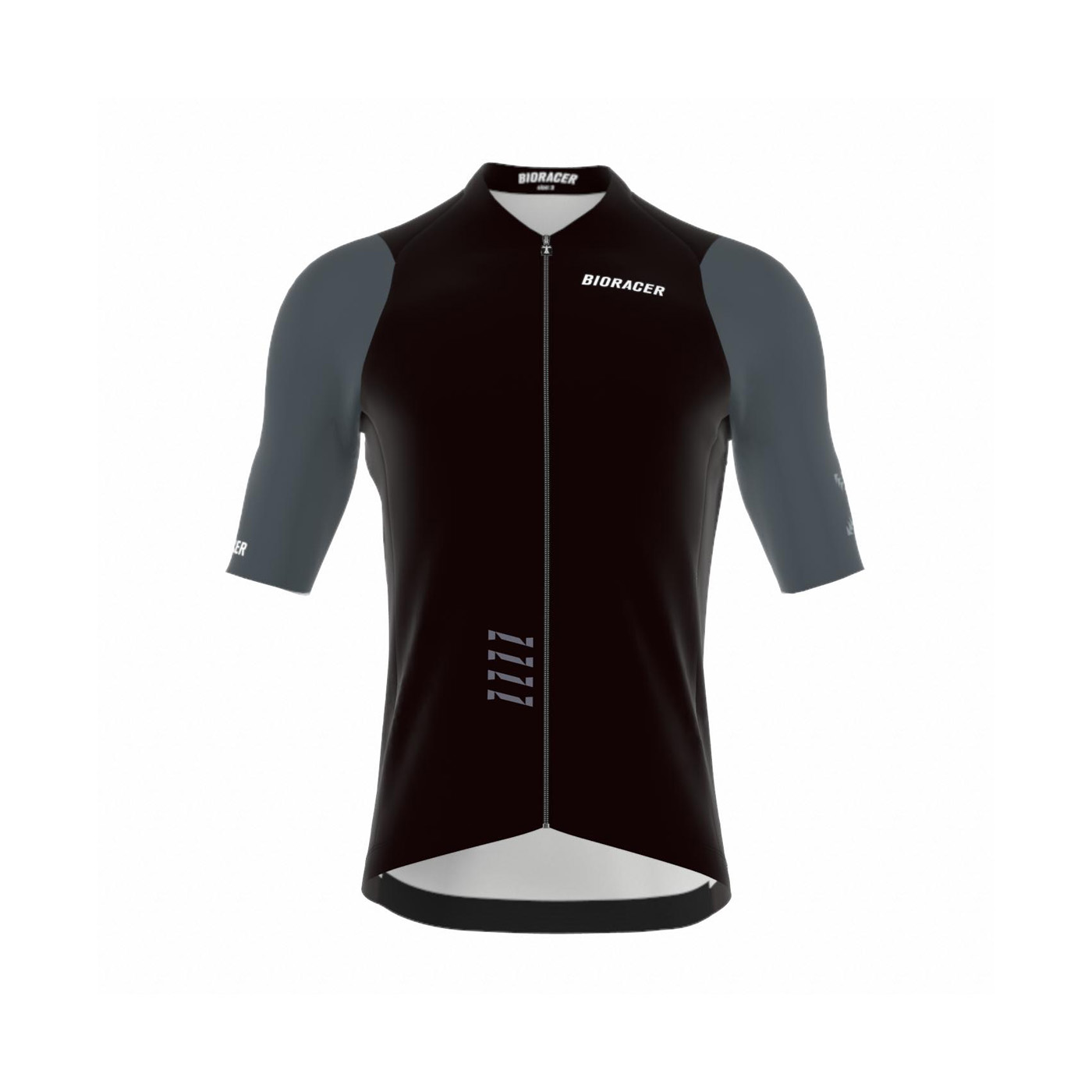 Bioracer Icon Kids kortærmet cykeltrøje anthracite black junior