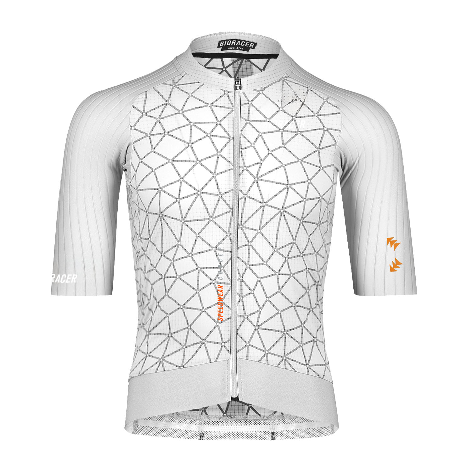 Bioracer Speedwear Graphene Jersey - Korte ærmer - Herre - Lysegrå - Str. M