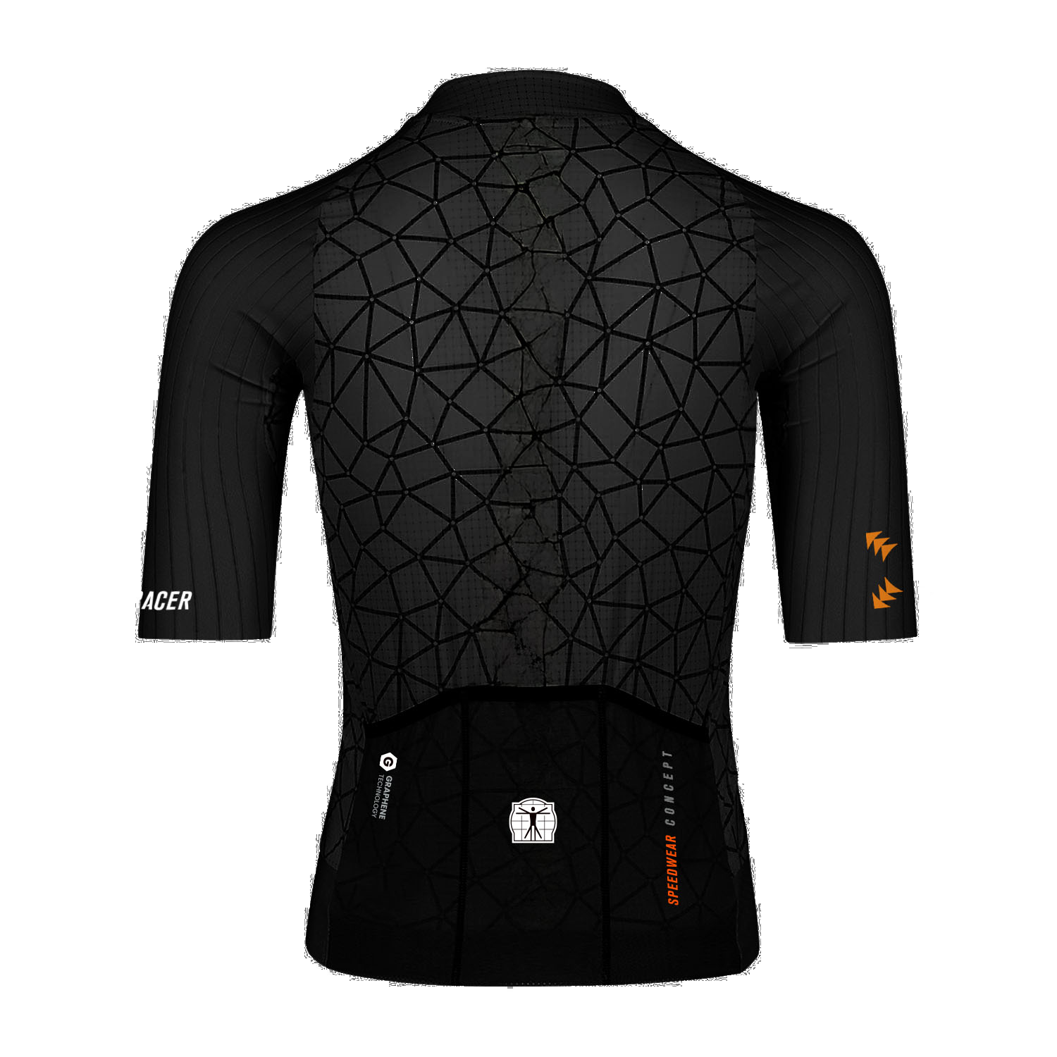 Bioracer Speedwear Graphene Jersey - Korte ærmer - Herre - Sort - Str. S