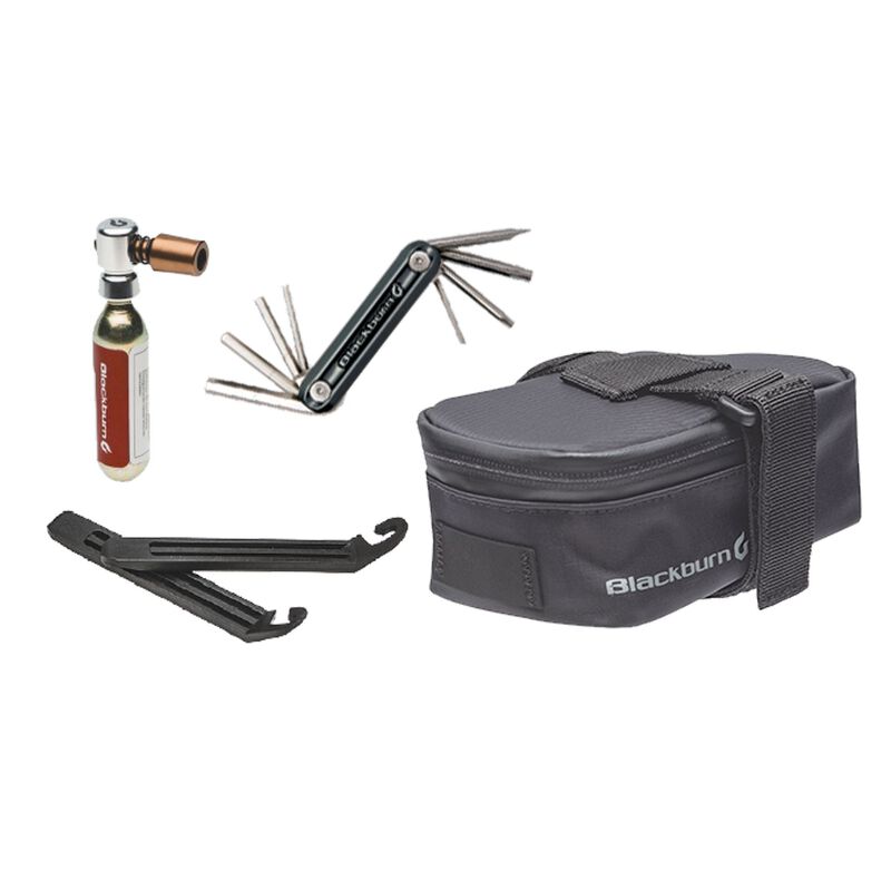 Blackburn Local CO2 Ride Kit sadeltaske med indhold