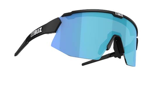 Bliz Breeze XL - Cykelbriller - Matsort/Brun/Blue Multi + Orange