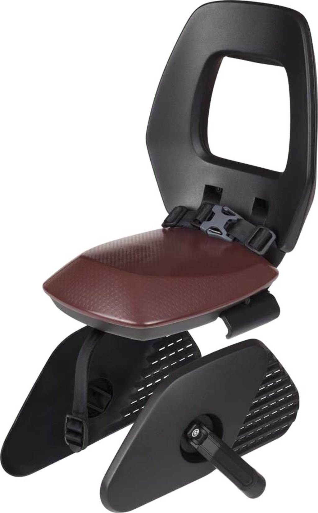 Bobike One Junior cykelstol sort/brun