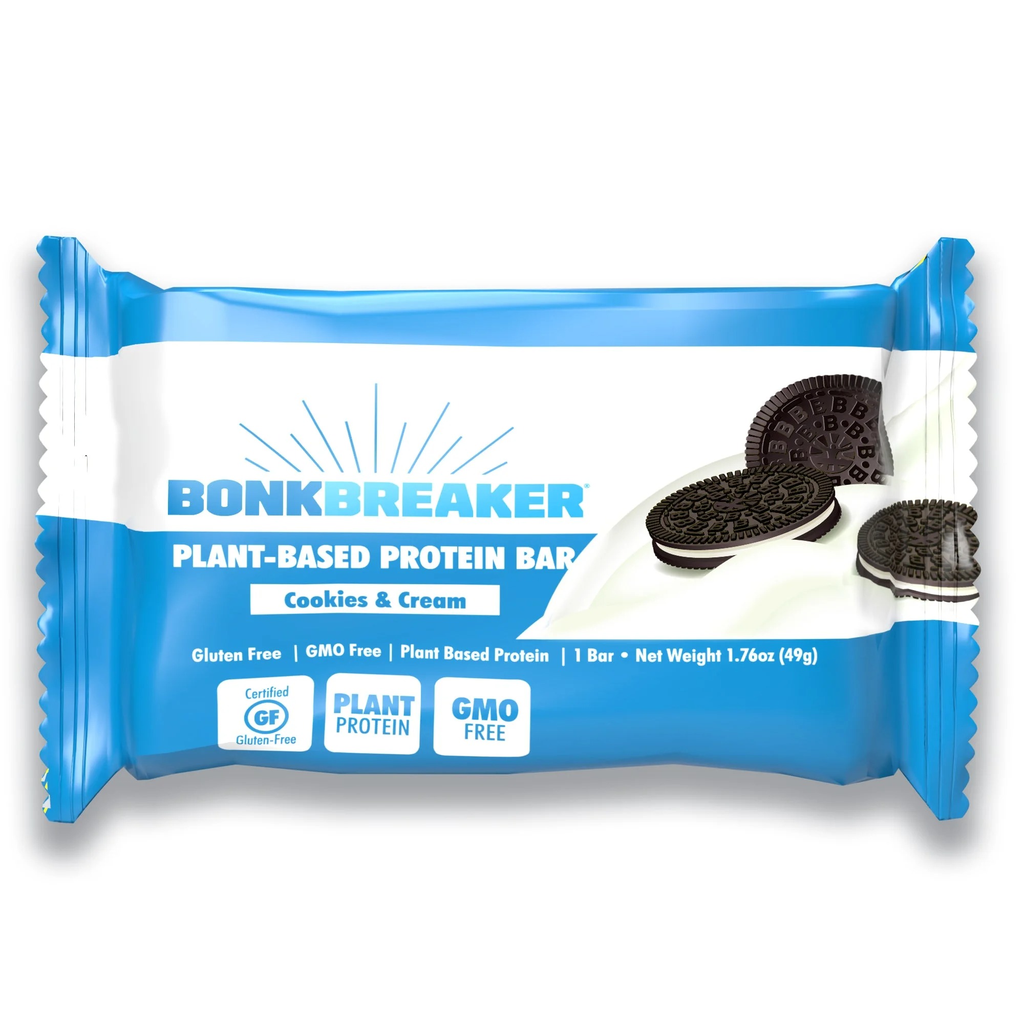Bonk Breaker Protein Bar Cookies &amp; Cream