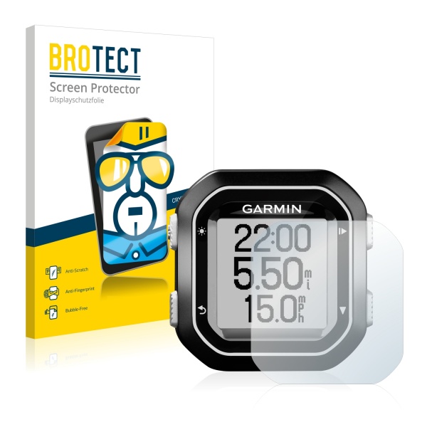 BroTect Skærmbeskyttelse 23 x 23 mm Garmin Edge 20