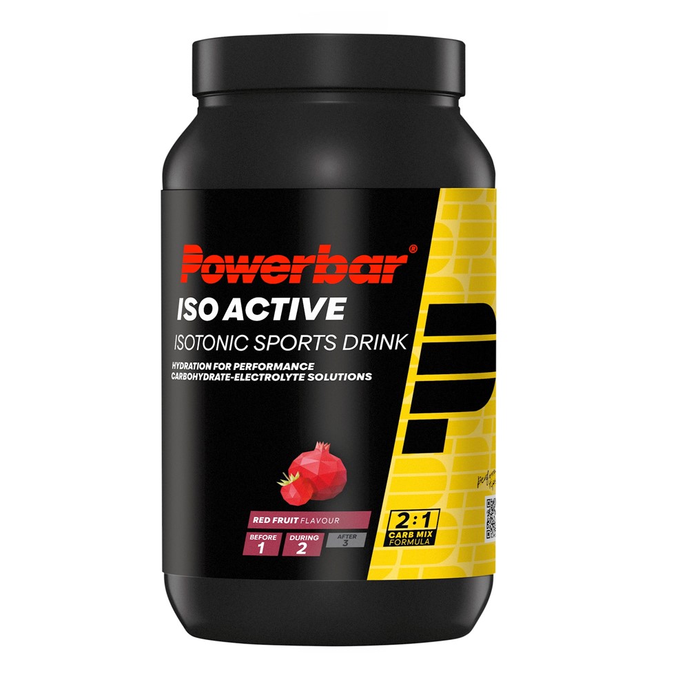 Powerbar IsoActive - Energidrik - Red fruit punch 1.320 gram