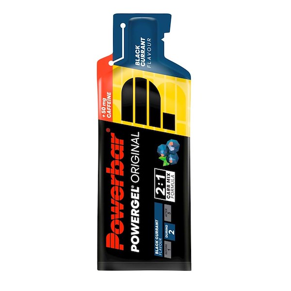 PowerBar PowerGel blackcurrant med koffein 41 gram