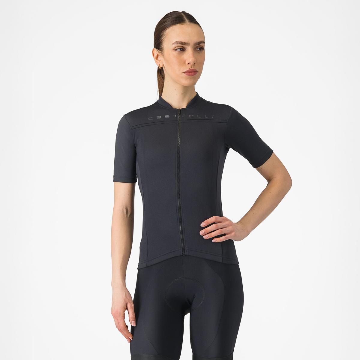 Castelli Anima 4 Jersey . Korte ærmer - Dame - Sort - Str. S