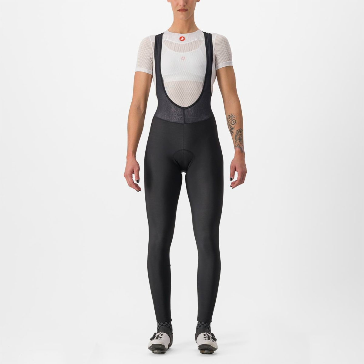 Castelli Entrata bibtights sort dame