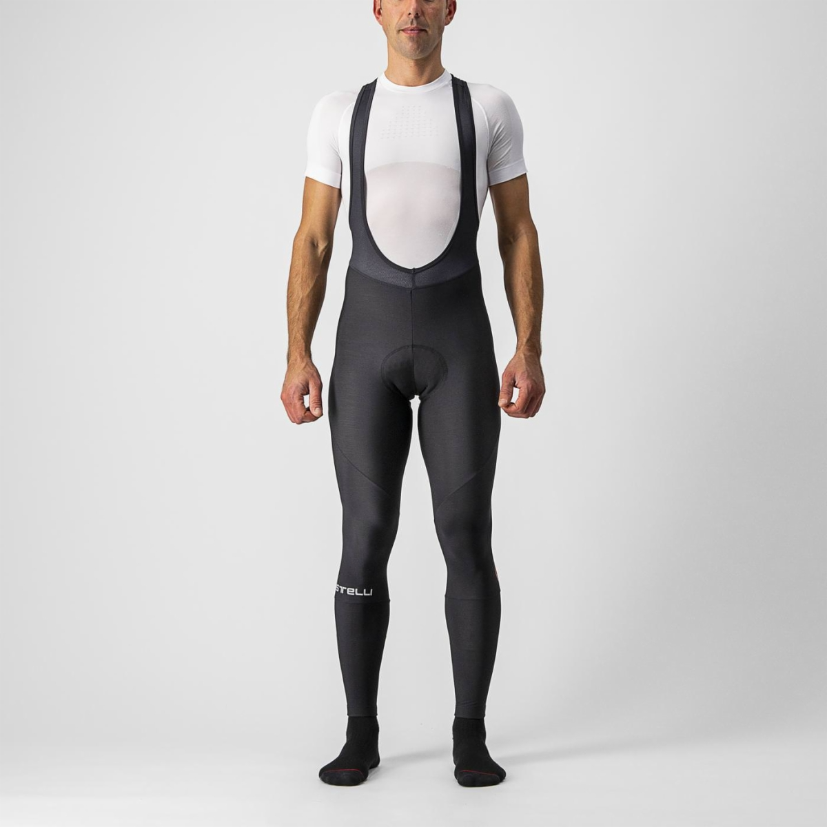 Castelli Entrata bibtights sort herre (Størrelse: Large)