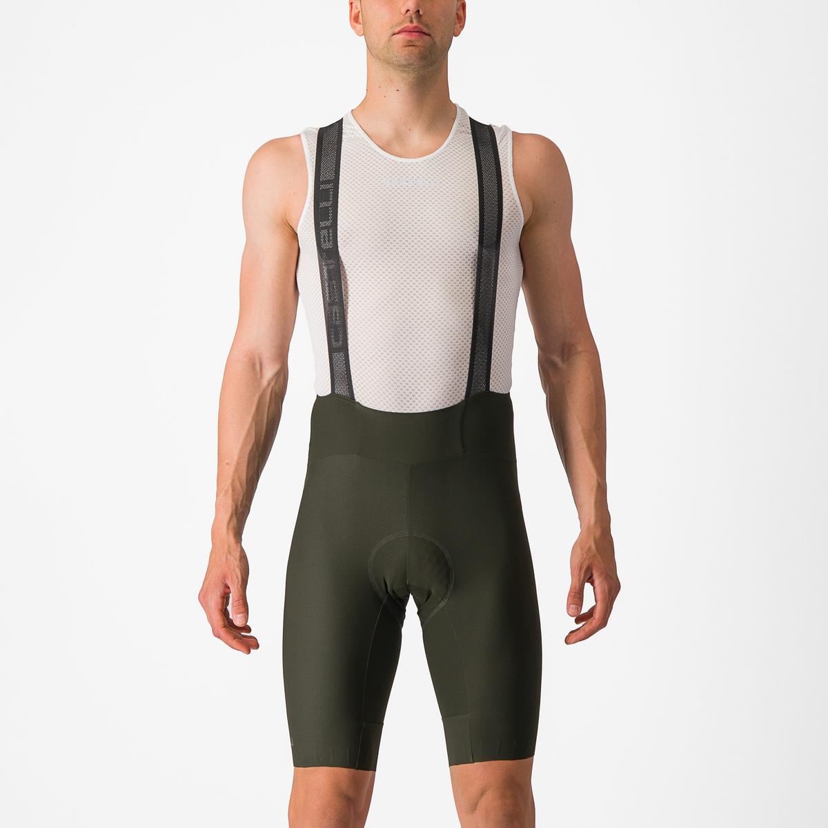 Castelli ESPRESSO BIBSHORT - Deep Green