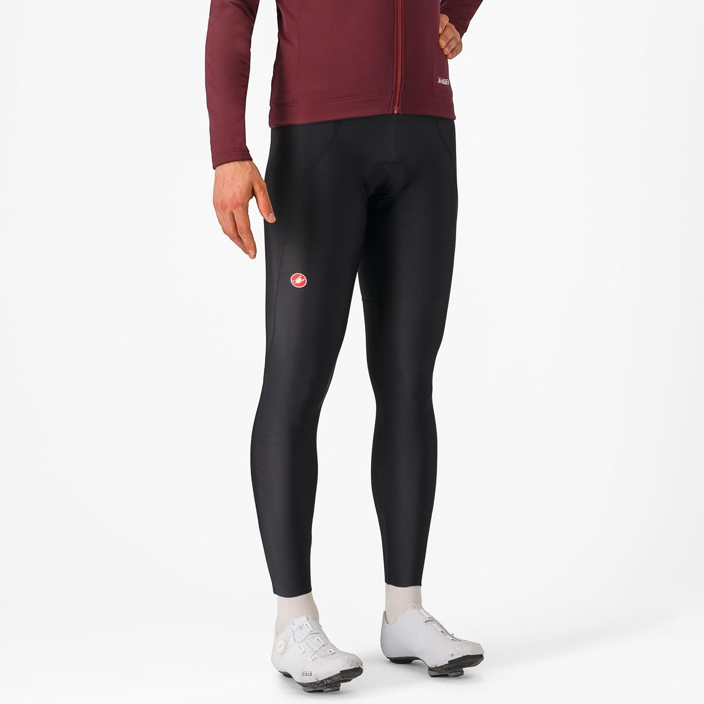 Castelli Espresso bibtights med pude sort herre