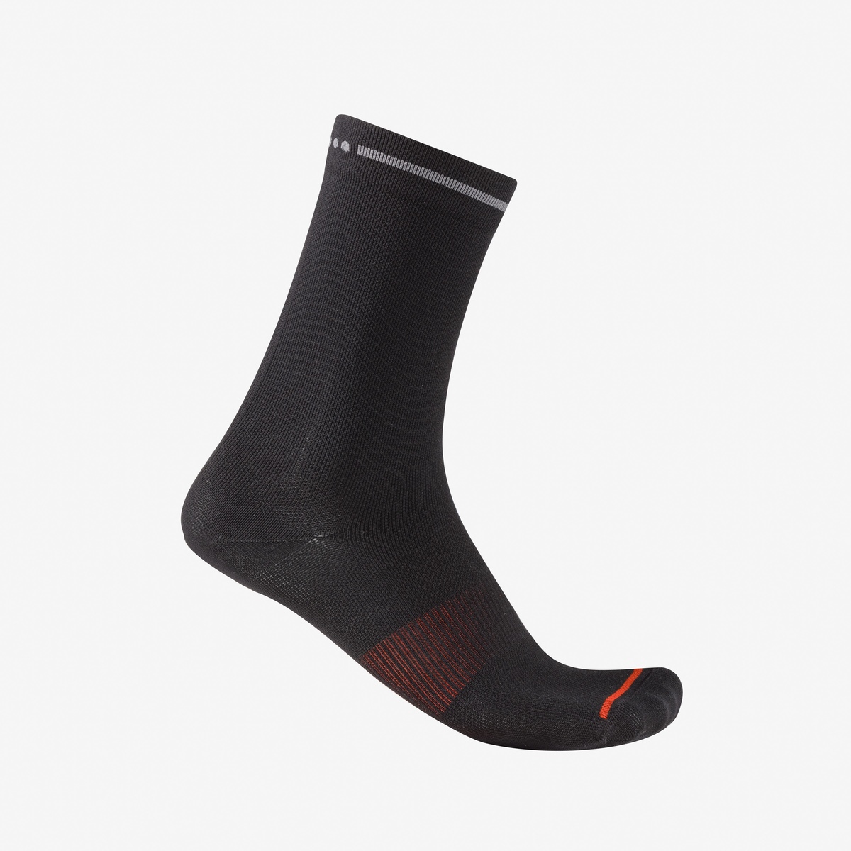 Castelli Premio evo 18 cykeltrømper sort (Strømpe str.: 36-40)