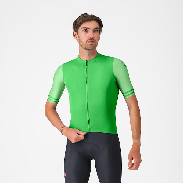 Castelli Prologo Lite 2 Jersey - Cykeltrøje - Korte Ærmer - Herre - Kelly Green - L