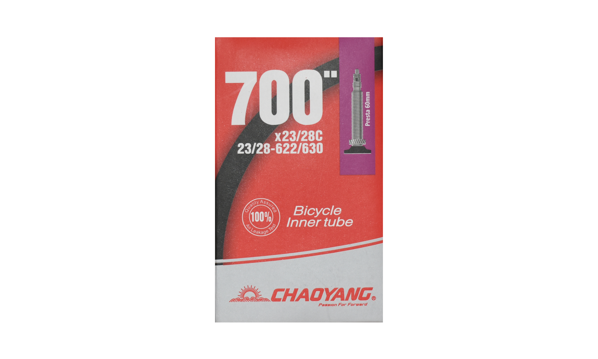 Chaoyang Slange 700 x 23-28C med 60mm lang Racerventil