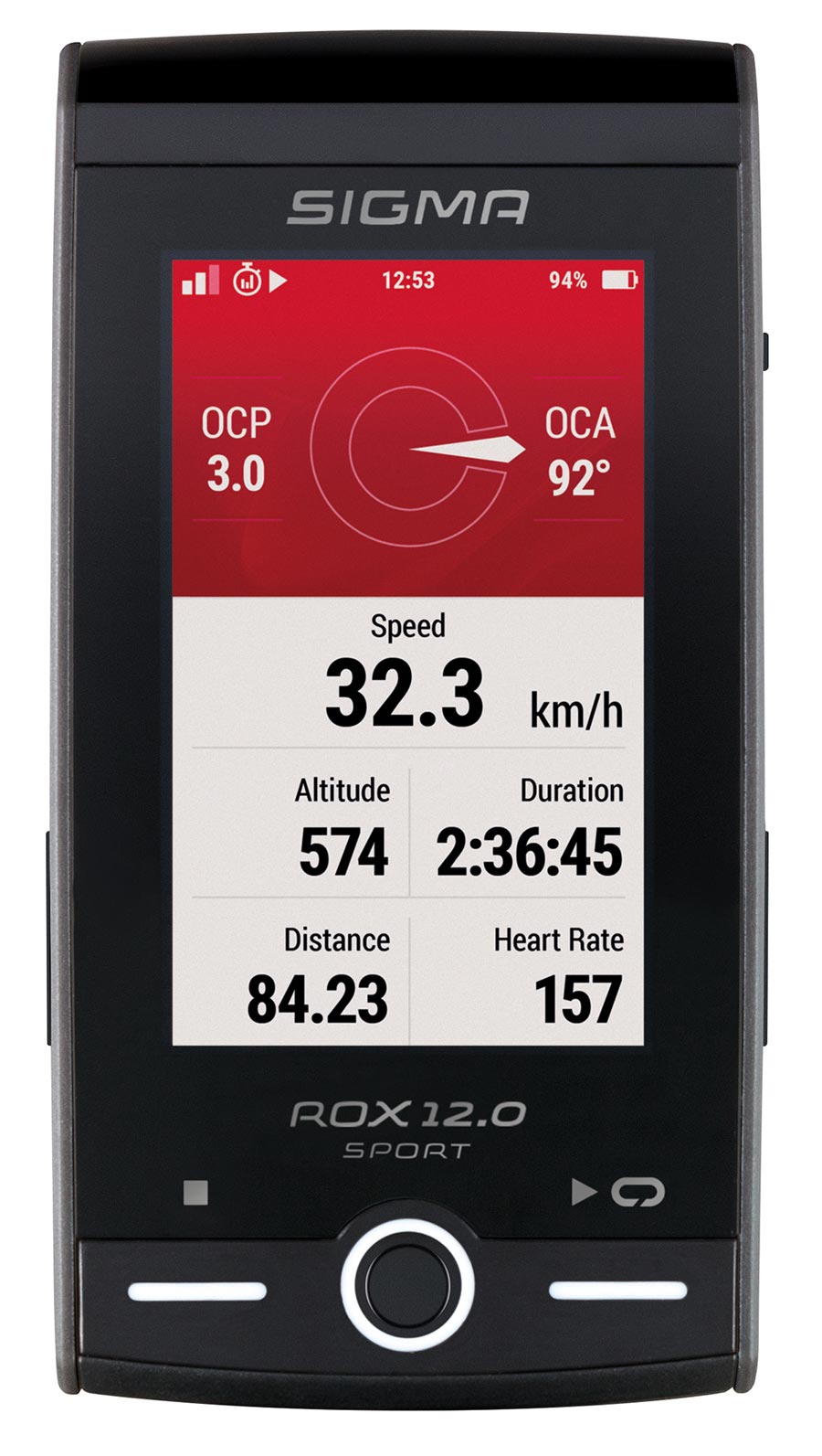 Sigma Sport Computer ROX 12.0 Sport - Grå Bundle - 3.579,00 : Cykelgear ...