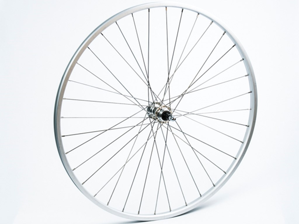 Connect citybike baghjul - 700c - Skruekrans - Ryde AS26SL fælg - Sølv