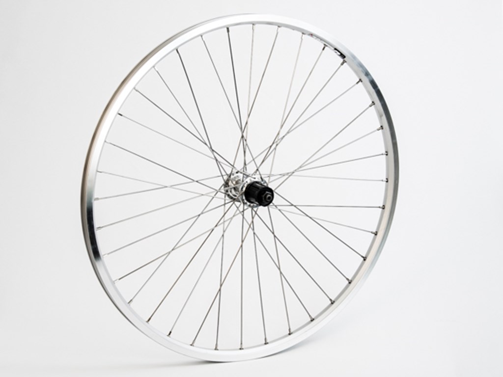 Connect MTB baghjul - 26 x 1.75 - 7 gear - Ryde ZAC 19 fælg - Sølv