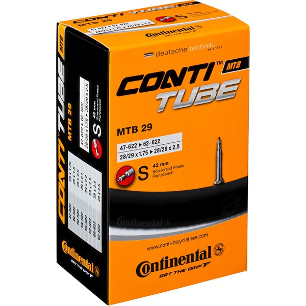Continental MTB 29 - Cykelslange - Str. 29"x1.75-2.50" (47-62x622) - 42 mm racerventil