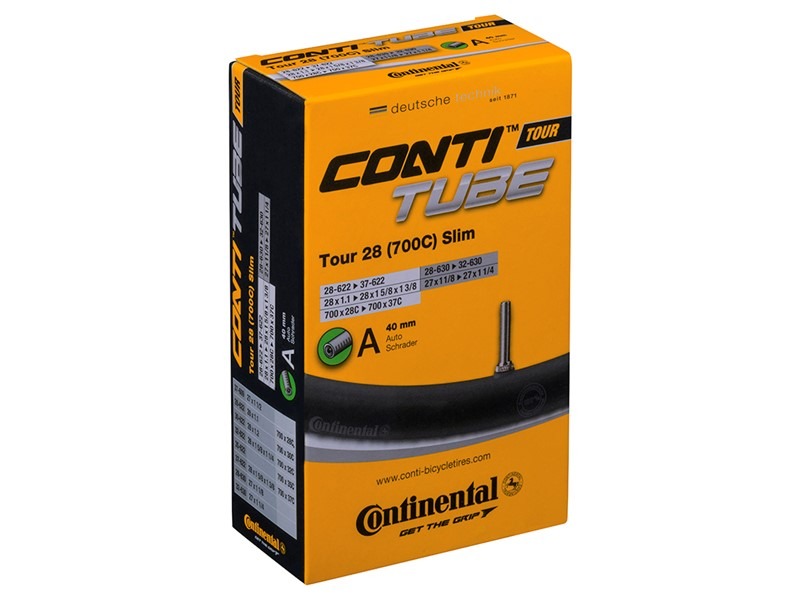 Continental Tour Slange Tynd 700 x 28-37C Schrader