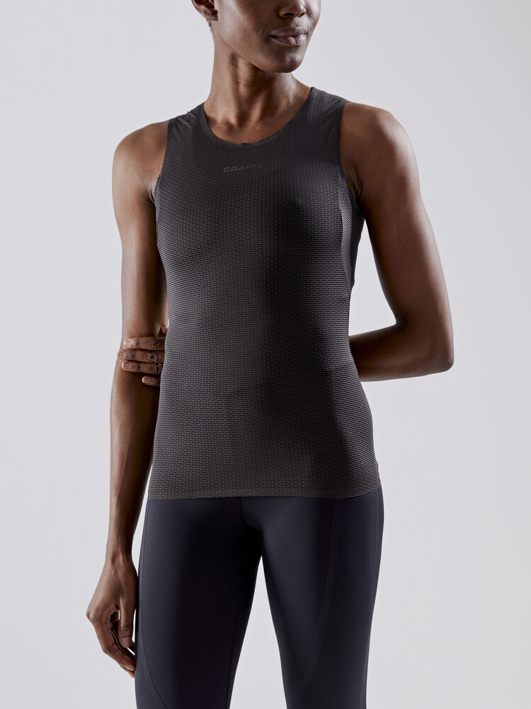 Craft Active Nanoweight - Svedundetrøje - Uden ærmer - Dame - Sort - Str. S