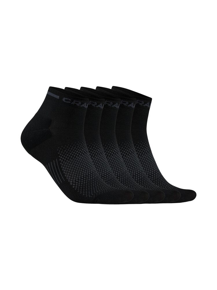 Craft CORE Dry Mid 5-Pak Strømper Str. 43-45 - Komfortable og åndbare løbestrømper
