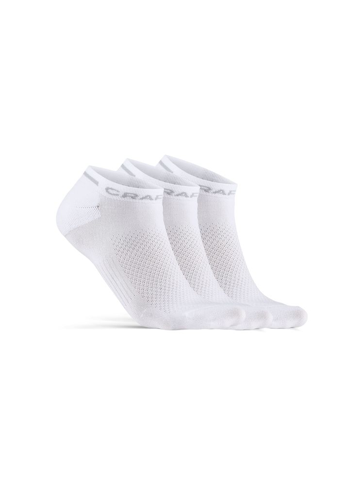 Craft CORE Dry Shaftless Strømper 3-Pak, Str. 37-39, Unisex - Svedtransporterende og komfortable løbestrømper
