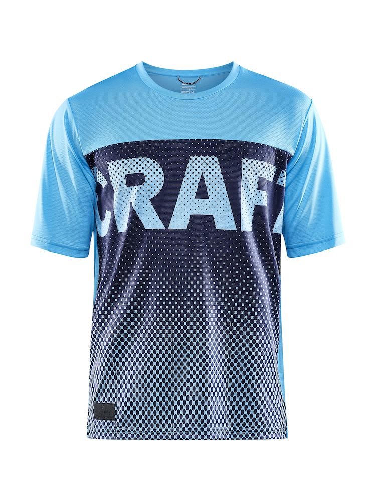Craft Core Offroad XT Jersey - Korte ærmer - Herre - Mørkeblå/Lyseblå - Str. S