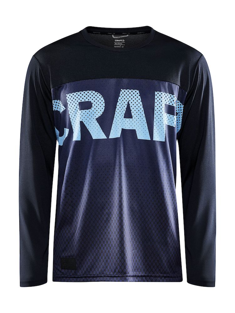 Craft Core Offroad XT Jersey - Lange ærmer - Herre - Sort/Mørkeblå - Str. S