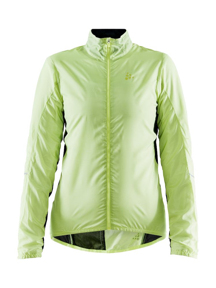 Craft Essence Light Wind Jacket - Dame - Neon gul - Str. S