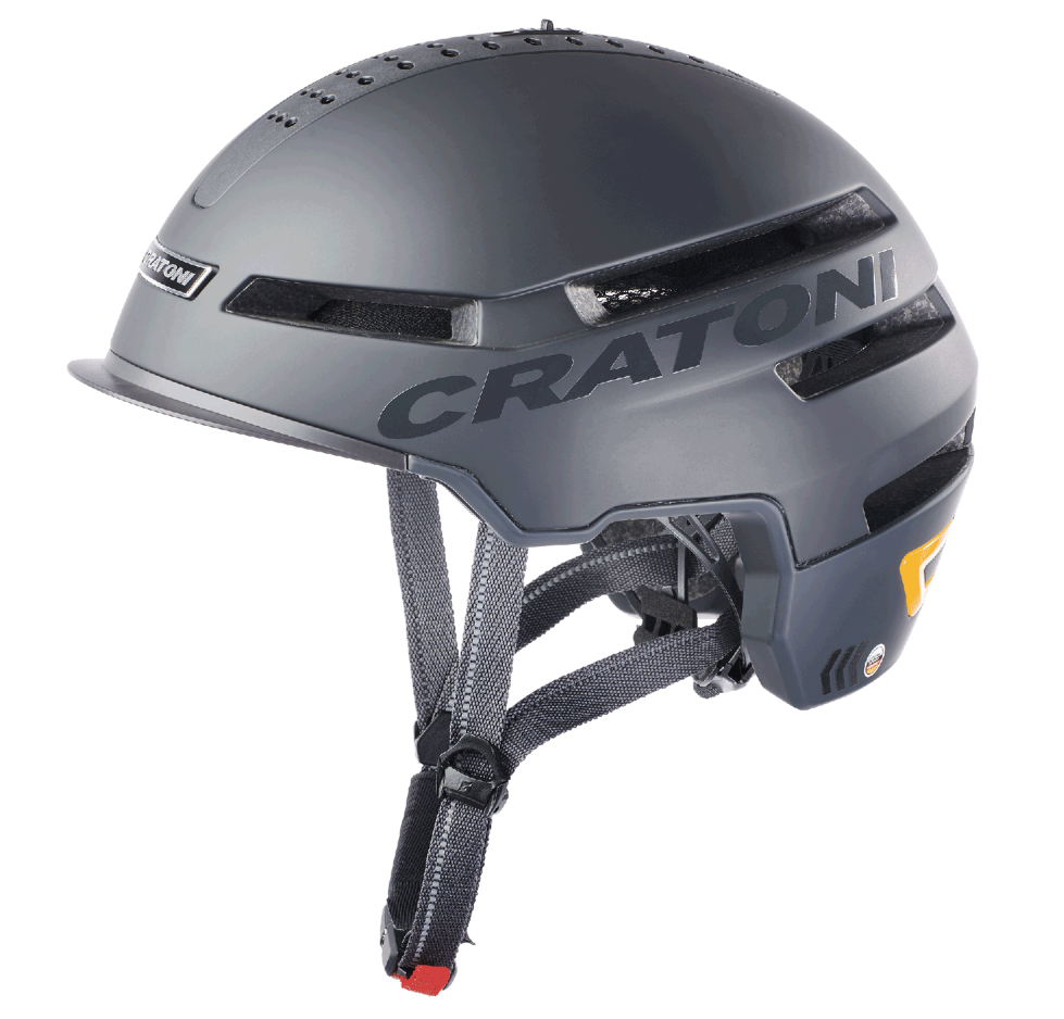 Cratoni Smartride 1.2 - Black matt - Str. S-M (54-58 cm) - Cykelhjelm
