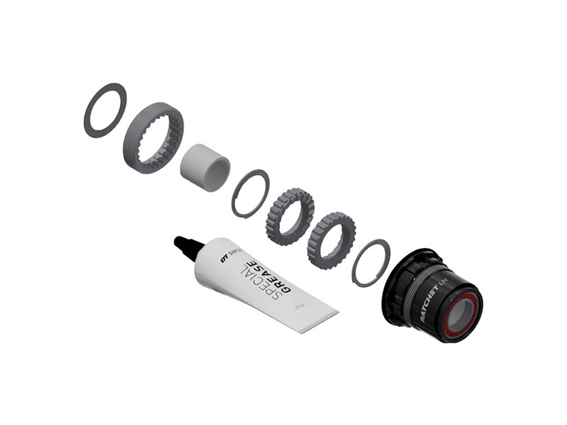 DT Swiss Ratchet LN opgraderingskit SRAM XD MTB (Aluminium) body