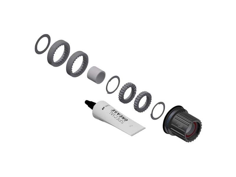 DT Swiss Ratchet LN opgraderingskit Hybrid Shimano Micro Spline MTB (Steel) body