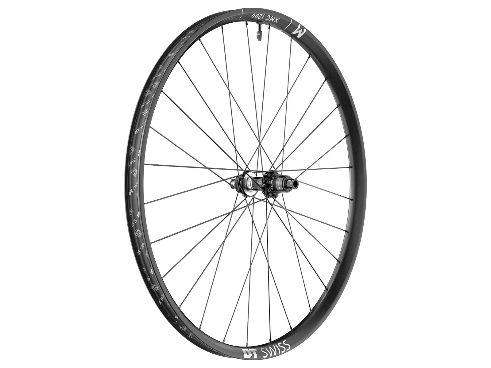 DT Swiss XCM 1200 Spline 22 - 29" - Carbon - Baghjul - Hookless - Center Lock - XD - 12-Speed - 12 x