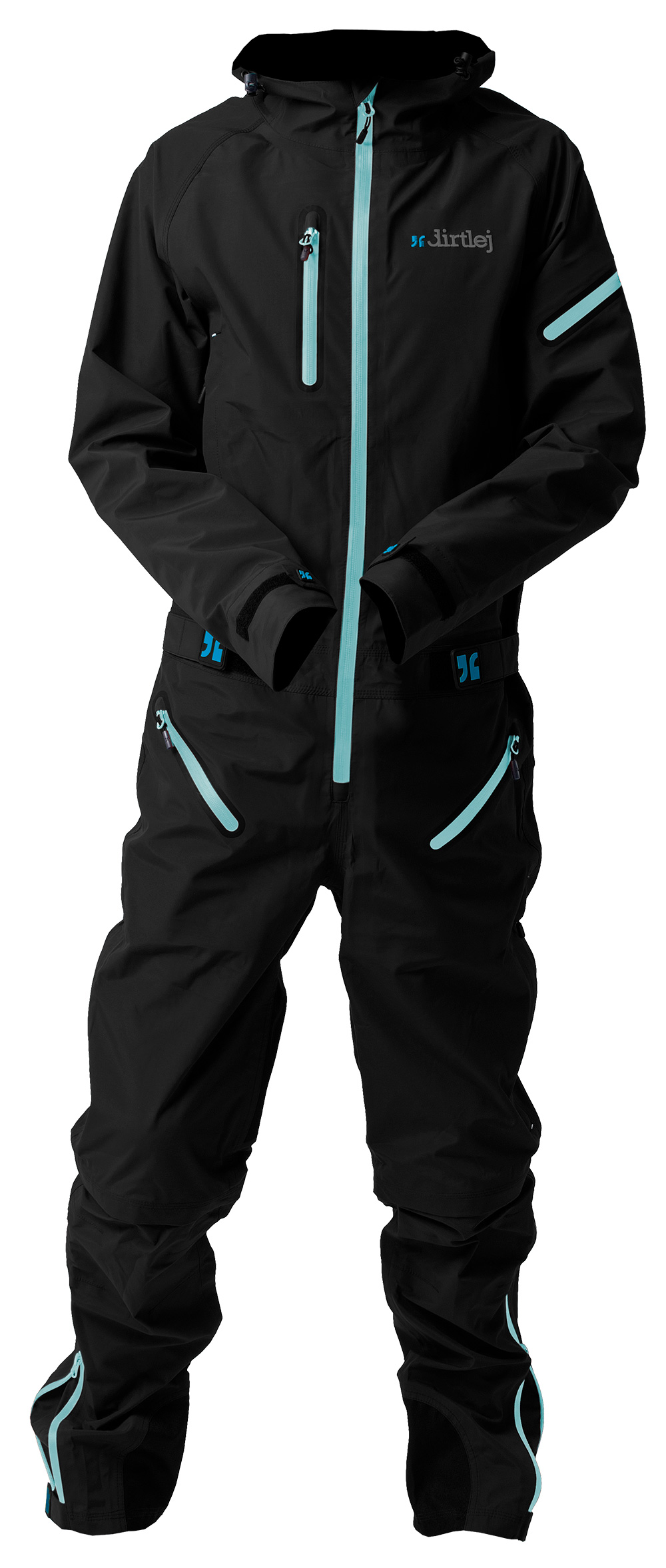 Dirtlej Dirtsuit Core Edition BlackLabel heldragt med lange ben Sort