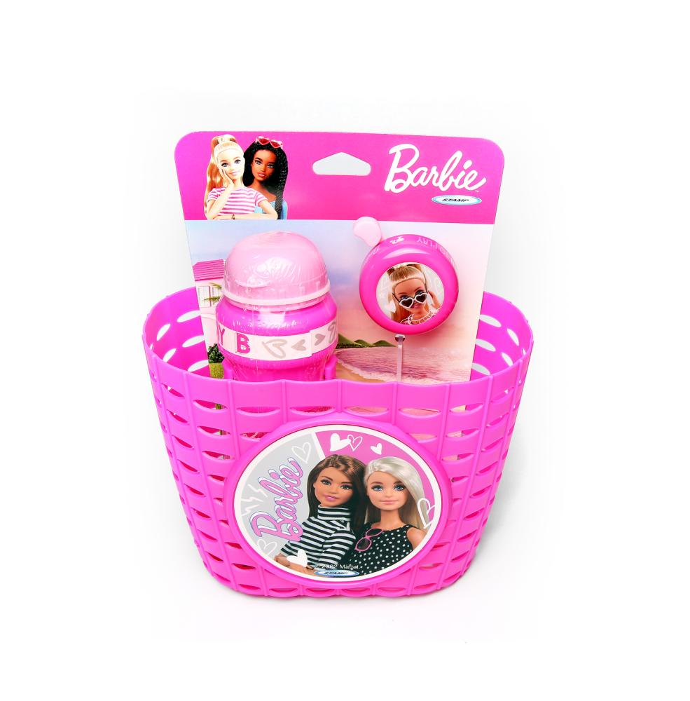 Barbie Kombipakke Kurv, Flaske og Klokke - Lyserød