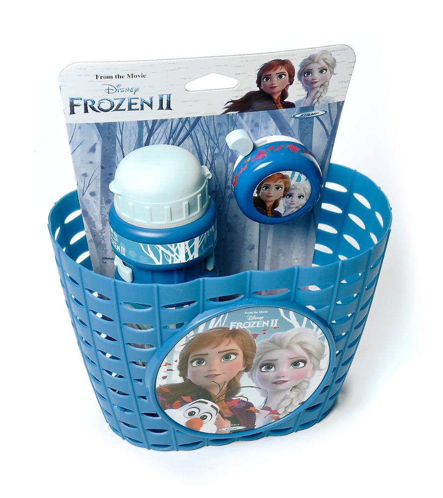 Frozen Bikeset with Bell Basket and Drinking bottle