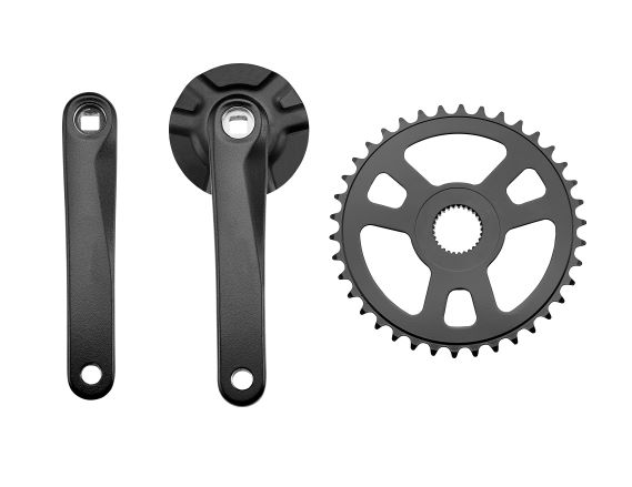 El-Cykel Kranksæt Alu 38T 170 mm