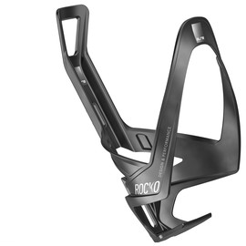 Elite Flaskeholder Rocko carbon mat, hvid grafik - Flaskeholder