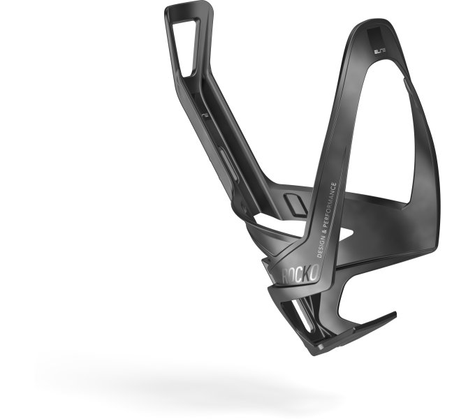 Elite Flaskeholder Rocko carbon mat, sort grafik - Flaskeholder