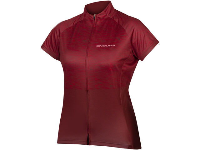 Endura Hummvee Ray Jersey - Korte ærmer - Dame - Mørkerød - Str. S