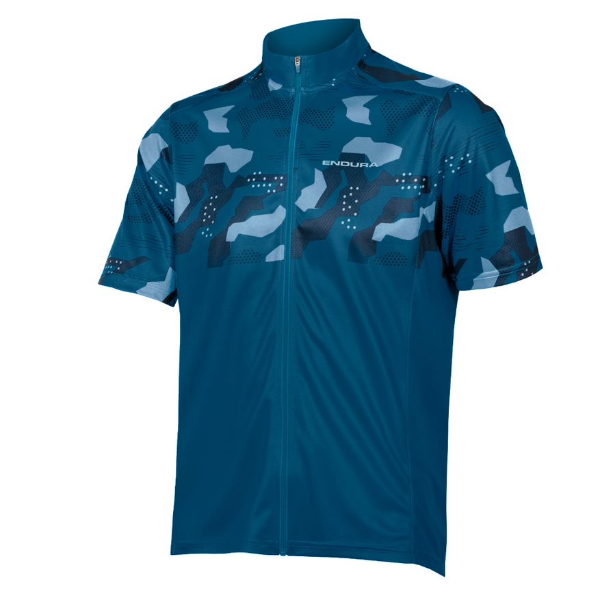 Endura Hummvee Ray Jersey - Korte ærmer - Herre - Blå - Str. S